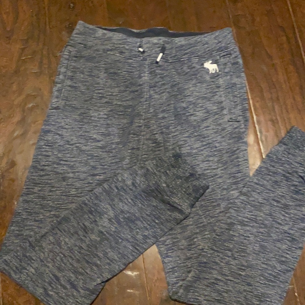 Navy blue Abercrombie boys sweatpant joggers 11/12